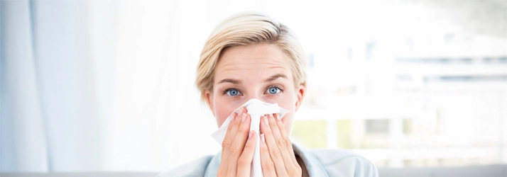 Chiropractic Greenville SC Blowing Nose